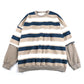 [Oneblue Shop] Striped Sweatshirt LS4894938