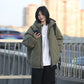 [Oneblue Shop] Oversized puffer jacket [Functional cotton] Unisex windproof