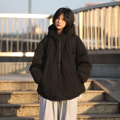 【Oneblue Shop】オーバーサイズ 中綿 パファージャケット 【機能綿】男女兼用 防風
