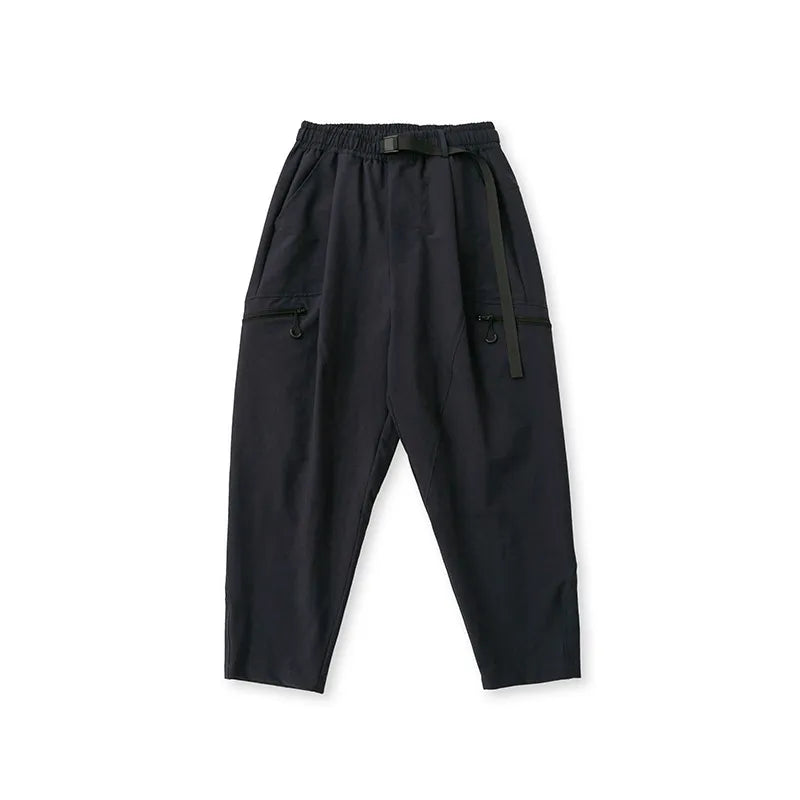 [Oneblue Shop] Cargo Pants Unisex Overseas Trend Plain Regular Length Regular Waist Pocket Design ls2210291