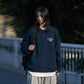【Oneblue Shop】ンポロシャツ和風コントラストカラー襟ルーズ長袖Tシャツユニセック ls102101スメンズ・レディーストップ